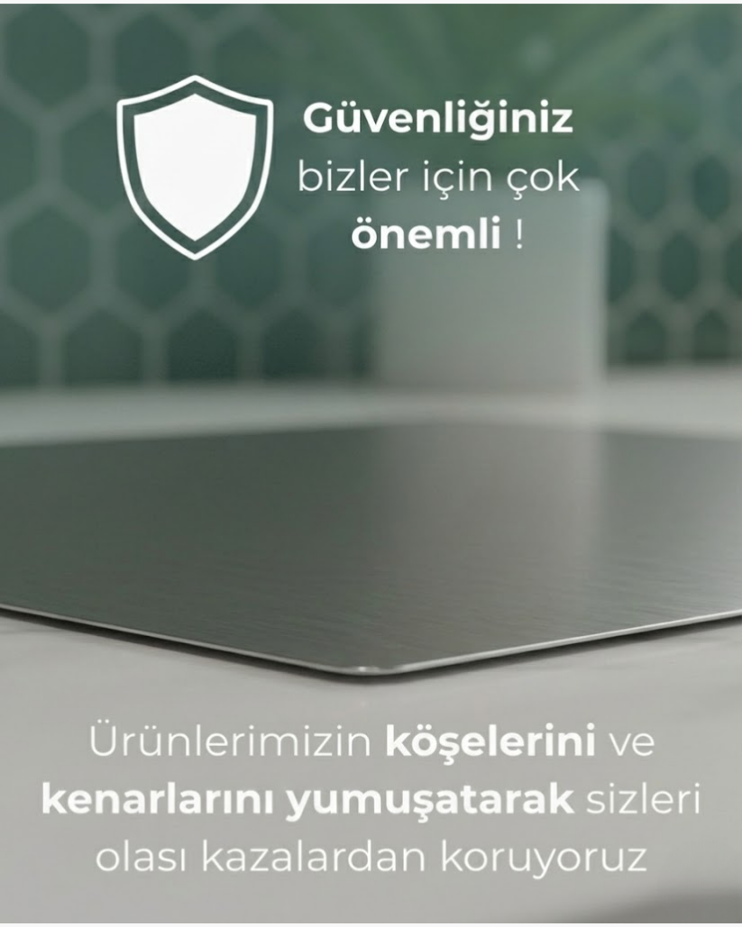 Mimmico ProSteel™ - Hijyenik Paslanmaz Çelik Profesyonel Kesme & Sunum İstasyonu (304 Kalite)